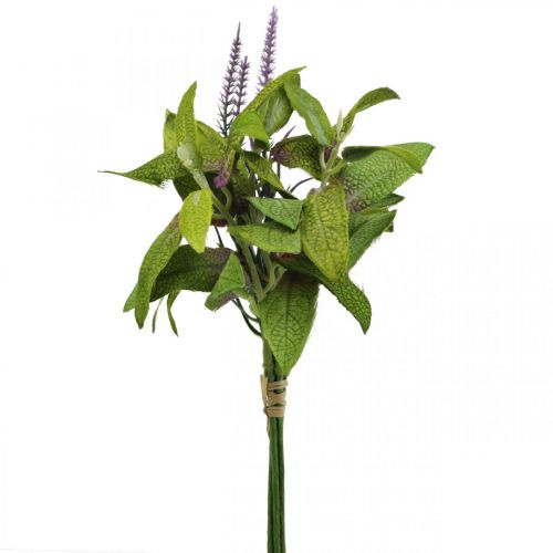 Artikel Kunstpflanze Salbeibund, Seidenblumen, Salbeizweige künstlich Violett L26cm 4St