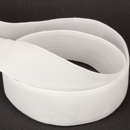 Artikel Samtband Weiß 20mm x 10m – Dekoband für Hochzeit, Weihnachten und kreative Deko