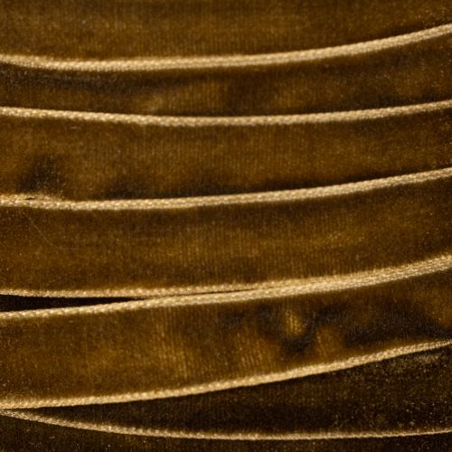 Dekoband Samt 10mm x 20m Braun Innenbereich | Floristik21.de