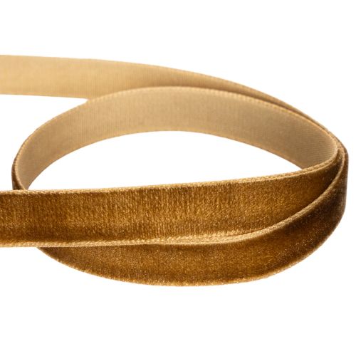 Dekoband Samt 10mm x 20m Braun Innenbereich | Floristik21.de