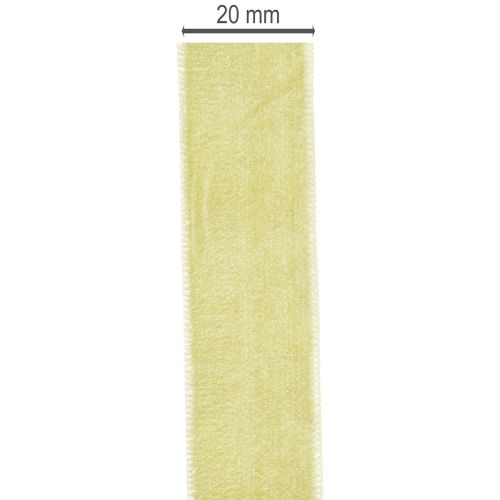 Dekoband Samtband 20mm x 10m Salbeigrün für Geschenkverpackung | Floristik21.de