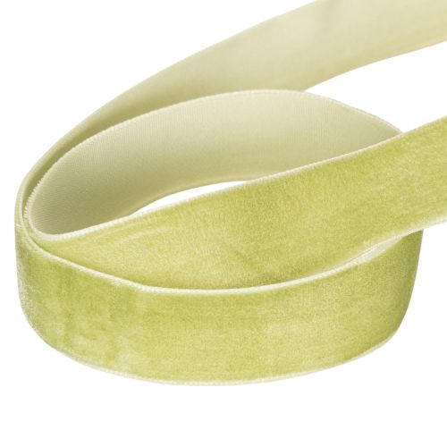 Dekoband Samtband 20mm x 10m Salbeigrün für Geschenkverpackung | Floristik21.de