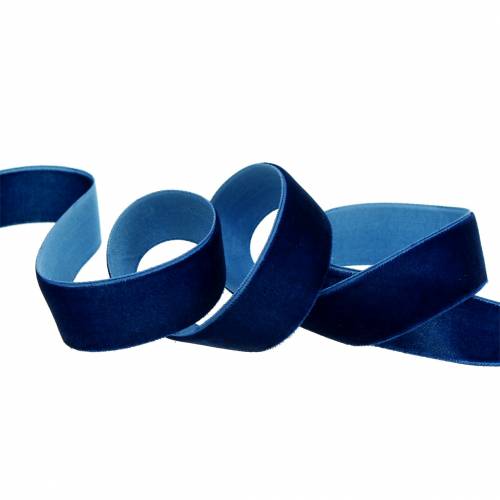 Artikel Samtband Blau 20mm 10m