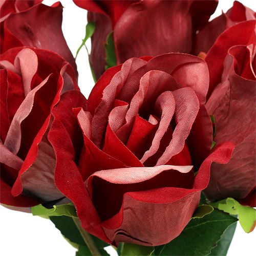 Artikel Samtrose Rot Ø8cm L45cm 6 St