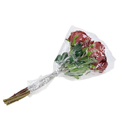 Artikel Samtrose Rot Ø8cm L45cm 6 St