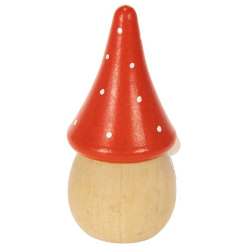 Mini-Wichtel-Figur aus Holz