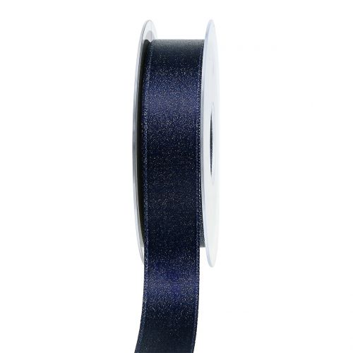 Floristik21 Satinband mit Glimmer Blau 25mm 20m