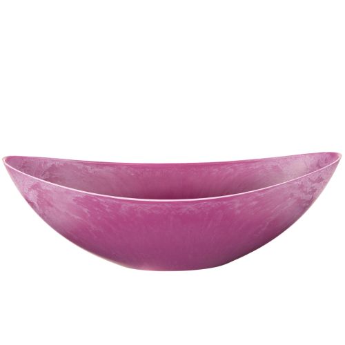 Schale Plastik Pink 39cm x 13cm H13cm | Floristik21.de