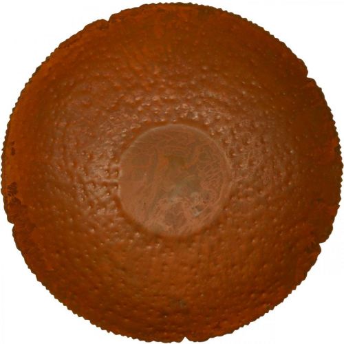 Artikel Dekoschale Metall Deko Schale Edelrost Optik Ø30cm H8,5cm