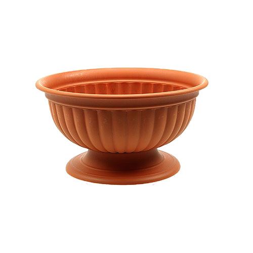 Artikel Schale mit Fuß Terrakotta Ø26cm - 35cm, 1 St