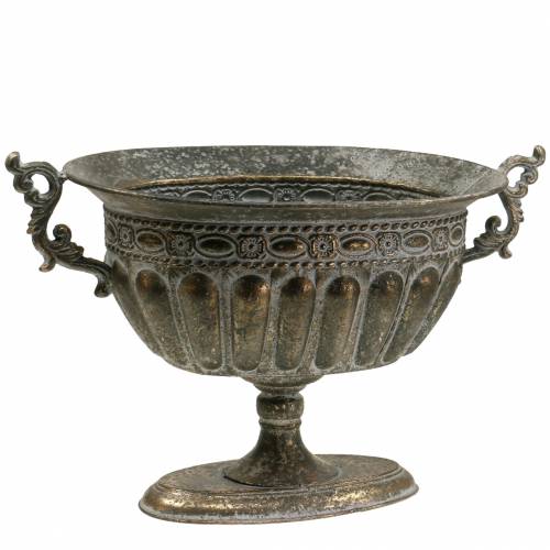 Pokal Schale Antik Gold Oval 42cm H28cm Pokal Schale Antik Gold Oval 42cm H28cm