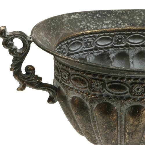 Pokal Schale Antik Gold Oval 42cm H28cm