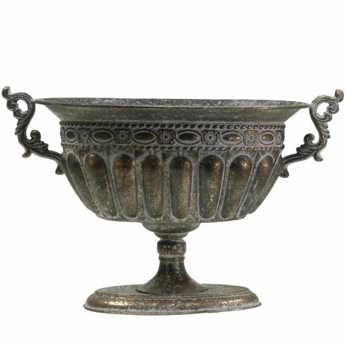 Pokal Schale Antik Gold Oval 42cm H28cm