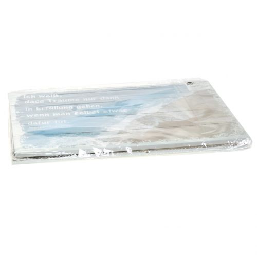 Artikel Schild mit motivierendem Zitat für Wanddekoration und Inspiration