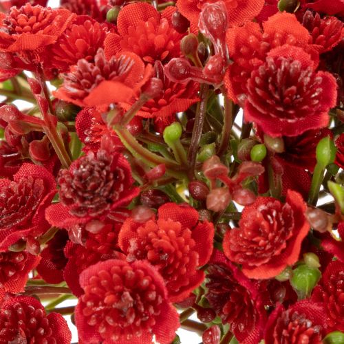 Künstliches Schleierkraut Bouquet Rot 30cm 10 Stück | Floristik21.de
