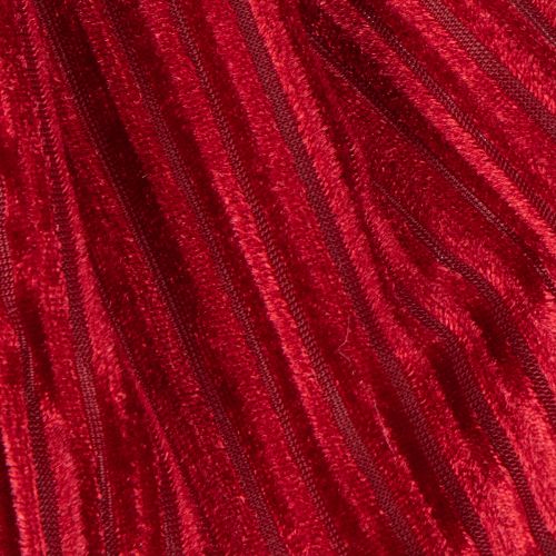 Stoffschleife Samt 24 cm Rot und Burgunderrot 2er-Set zur Weihnachtsdekoration | Floristik21.de