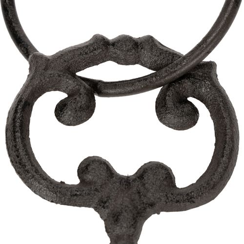 Artikel Deko-Schlüsselring aus Gusseisen mit antiken Schlüsseln, nostalgische Wohn- und Tischdekoration, 27 cm