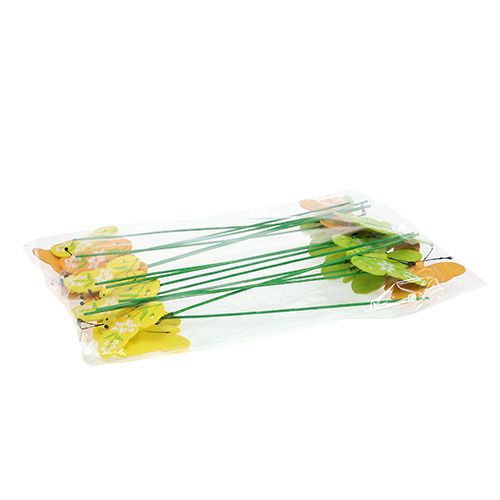 Artikel Schmetterling bunt sort. 6cm L25cm 15St