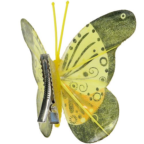 Schmetterlinge mit Clip 5cm - 7cm sortiert 10St