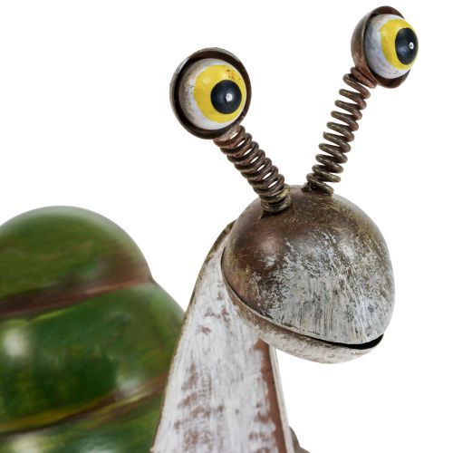 Floristik21 Deko Schnecke Metalldeko Dekofigur Gartendeko 26x14x20cm