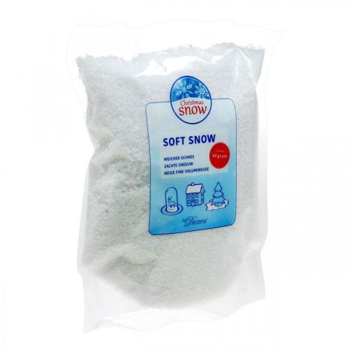 Artikel Kunstschnee weich Weiß Deko Schnee 40g