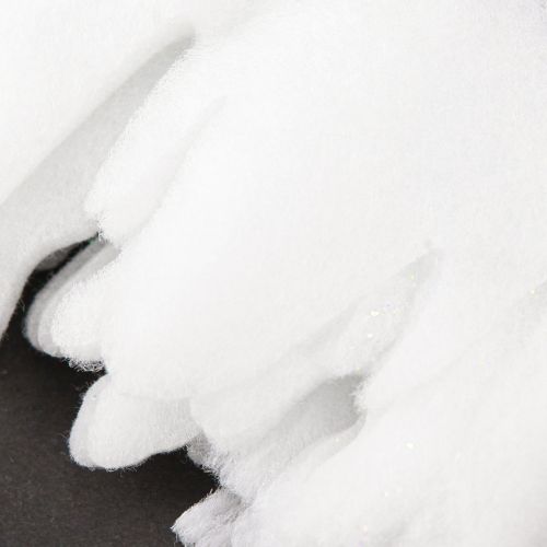 Artikel Schneevlies Eiszapfen Girlande Weiß Glitter 9×200cm Fensterdeko 6St
