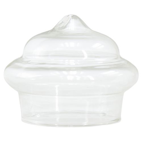 Floristik21 Schwimmender Teelichthalter aus Glas Klar Ø7,5cm H6cm