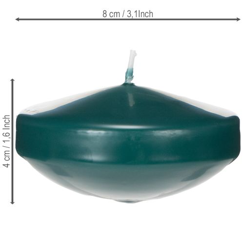 Artikel Wachs Schwimmkerze Rund 8cm Dekorationskerze Innenbereich 8 Stück