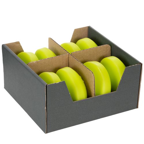 Artikel Schwimmkerzen Limettengrün 8cm Ø 8 Stunden Brenndauer 8er-Set für elegante Dekoration