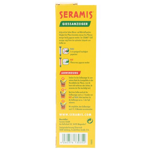 Seramis ® Gießanzeiger klein 16cm 2St | Floristik21.de