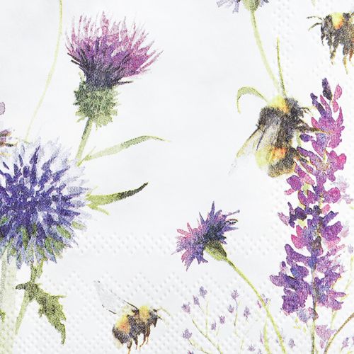 Artikel Servietten Sommer Hummeln Bienen Deko 25x25cm 20St