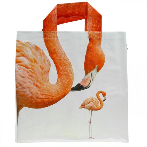 Floristik21 Shopper-Tasche, Einkaufstasche B39,5cm Flamingo Tasche
