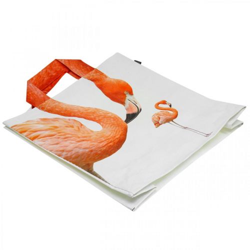 Floristik21 Shopper-Tasche, Einkaufstasche B39,5cm Flamingo Tasche