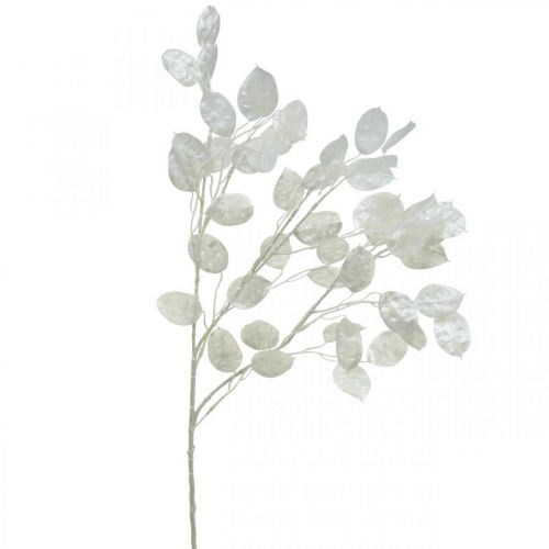 Artikel Dekozweig Silberblatt Weiß Lunaria Zweig Kunstzweig 70cm