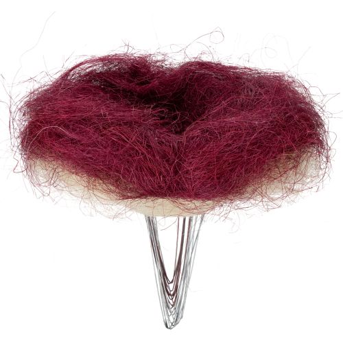 Straußmanschette aus Sisal 20cm für kreative Blumenarrangements 8er-Set