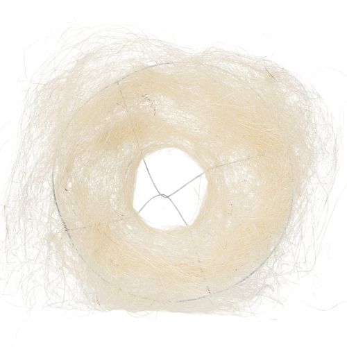 Artikel Straußmanschette aus Sisal 20cm für kreative Blumenarrangements 8er-Set