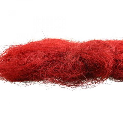 Floristik21 Sisal Rot Bordeaux Naturfaser 300g