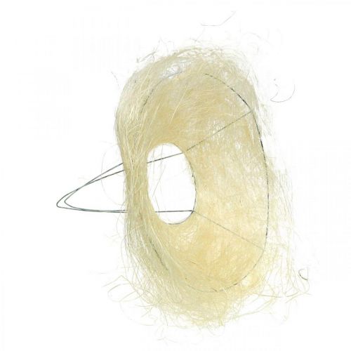 Blumenmanschette aus Sisal, Blumenstrauß gebleicht Ø20cm 10 St