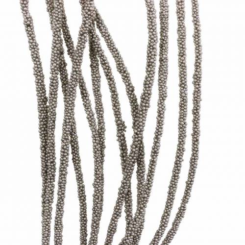 Floristik21 Sukkulenten-Girlande hängend Grün, Bronze-Metallic 140cm