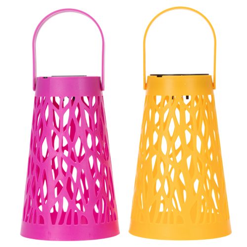 Artikel Solar Laternen Set Outdoor LED 26cm, Buntes Licht für Garten und Terrasse, 2 Stück