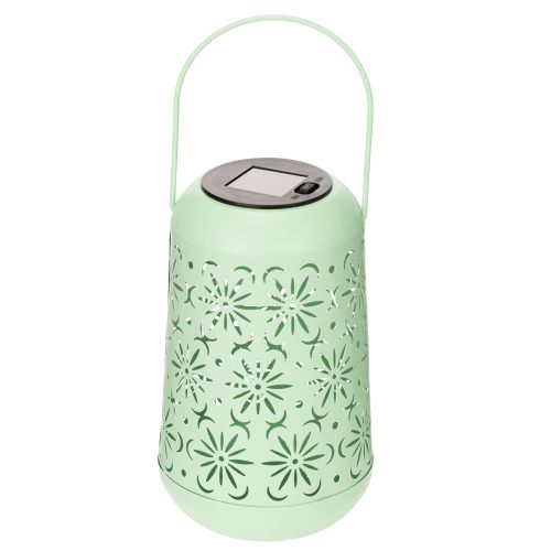 LED Solarlaterne Wetterfest Outdoor 26cm Warmweiß für Garten, Terrasse & Balkon