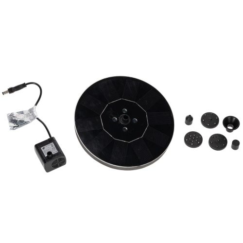 Artikel Solar Gartenpumpe Schwimmend mit LED für Teiche und Dekorative Wasserspiele 16cm