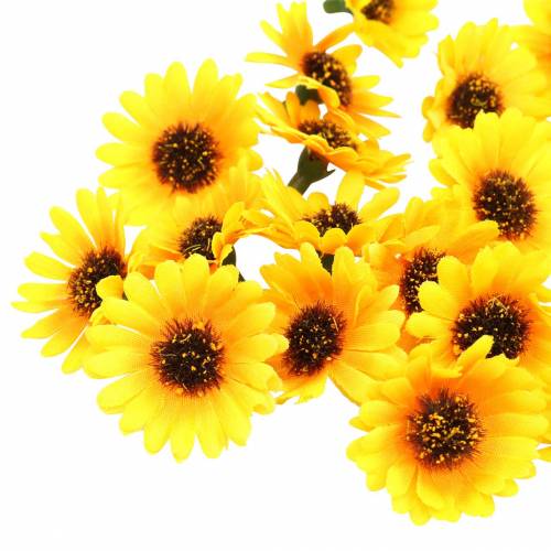 Artikel Streudeko Sonnenblumen-Köpfe Gelb Ø3,3cm 100St