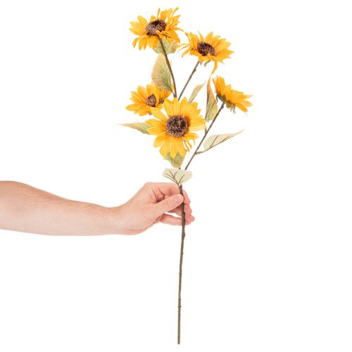 Artikel Sonnenblume Kunstblume 72 cm Gelb 2er-Set aus Kunststoff und künstlichem Stoff