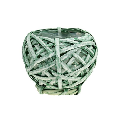 Spankorb rund Grün Ø15cm H14cm Spankorb rund Grün Ø15cm H14cm