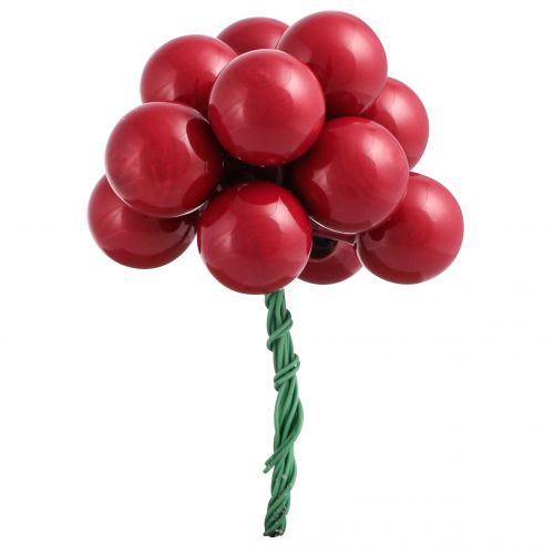Glänzende Rote Glas-Weihnachtskugeln Spiegelbeeren 140 Stück Ø20mm für festliche Dekorationen