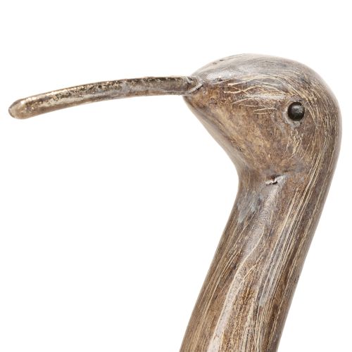 Artikel Dekofigur Vogel aus Holz und Metall 43 cm für Wohn- und Gartengestaltung