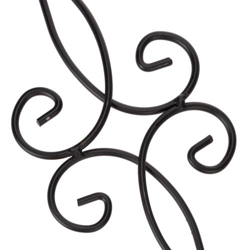 Artikel Metall Gartenstecker mit Kugel und geschwungenem Design 90 cm für den Außenbereich, 2 Stück