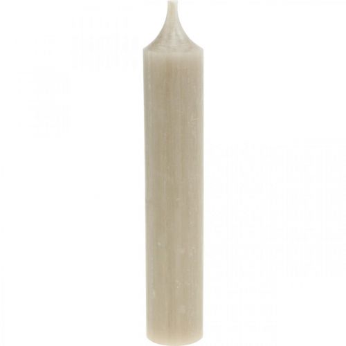 Floristik21 Stabkerzen kurz Kerzen Braun Herbstdeko Ø21/110mm 6 St