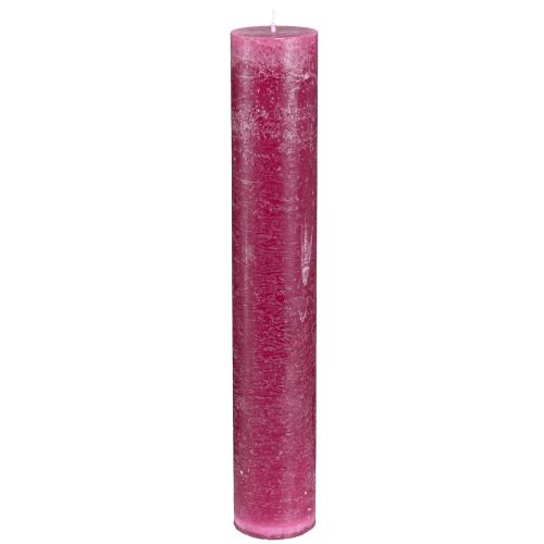 Artikel Elegante Stabkerzen Berry 50x300mm, durchgefärbt, 4er-Set für Dekoration und Ambiente